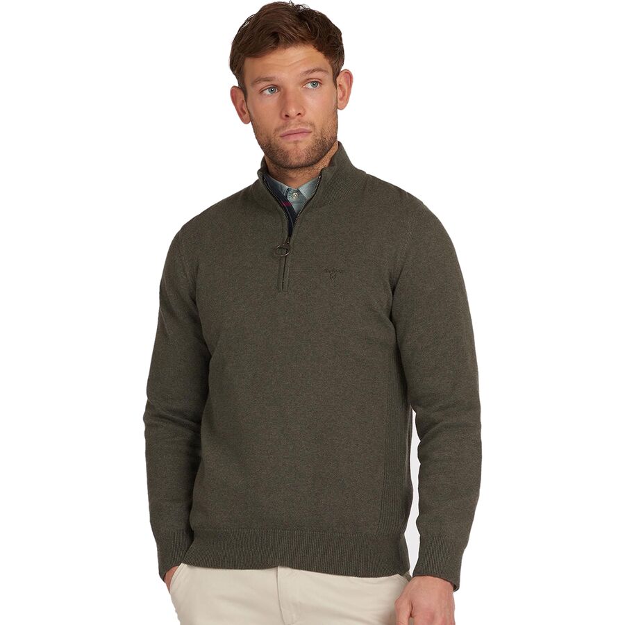 Cotton 1/2-Zip Sweater - Men's