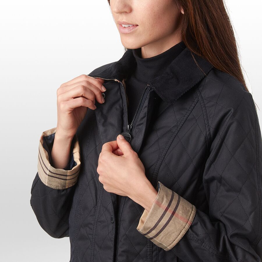 barbour wax coat womens