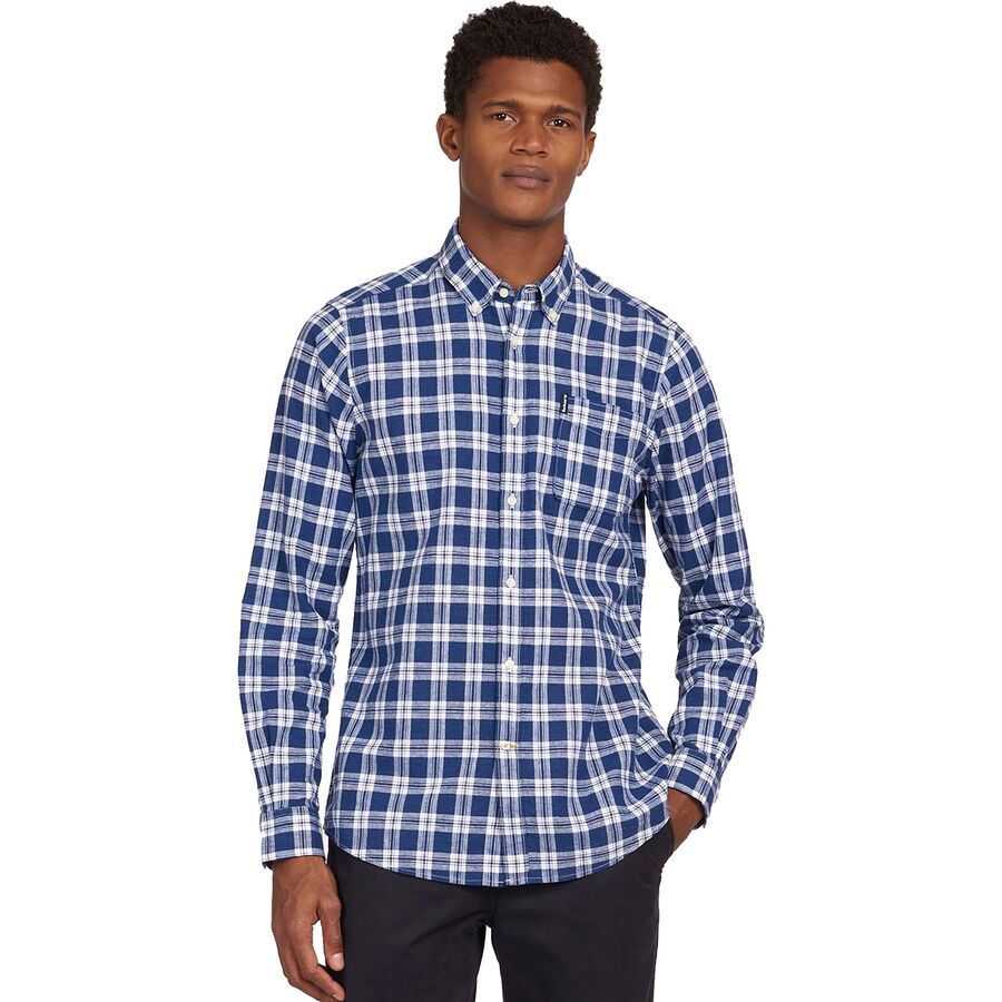 Linen Mix 8 Tailored Long-Sleeve Shirt - Men's