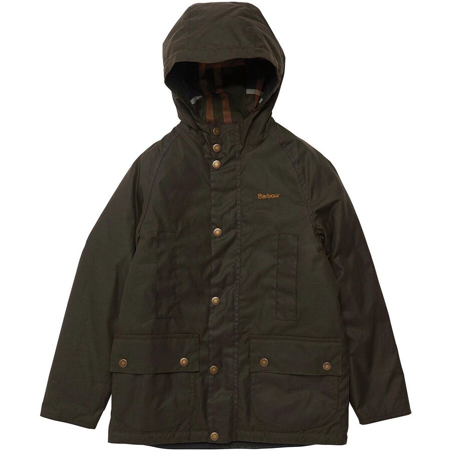 Hooded Beaufort Wax Jacket - Kids'