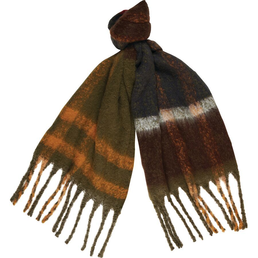 Isla Tartan Boucle Scarf - Women's