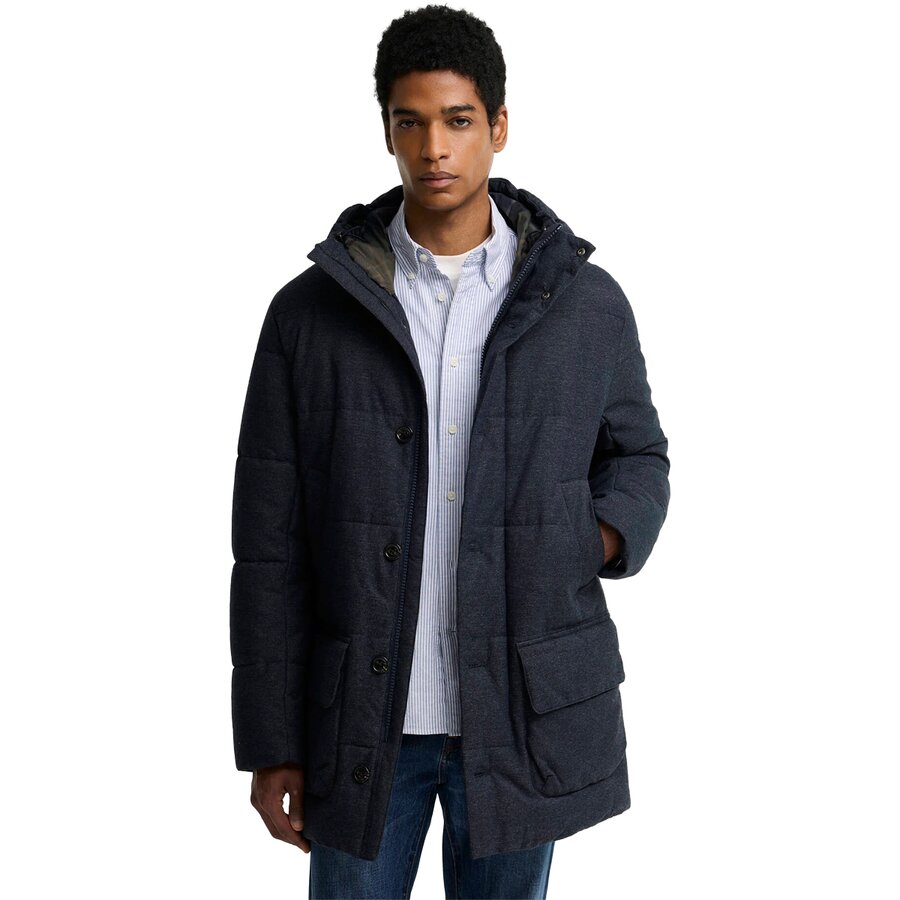 Мужская куртка Barbour Winter Bedale Puffer, цвет: Тёмный тёмно-синий