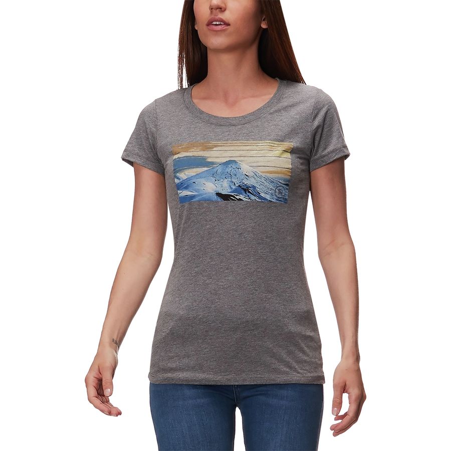 Between the Mountains Fire T-shirt for Women/Large Size (USA Size) (
