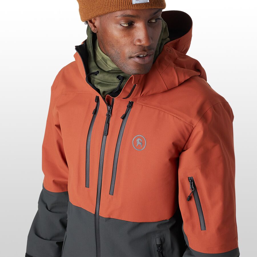 gore tex jacket with fleece lining