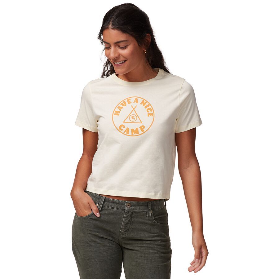 Backcountry - Have A Nice Camp Short-Sleeve Tee - Women's - Cloud Cream