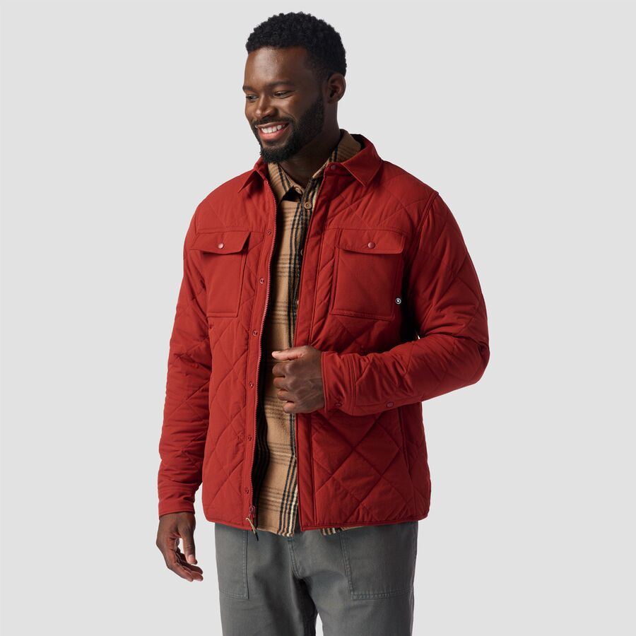 Quilted Insulated Shirt Jacket - Men's