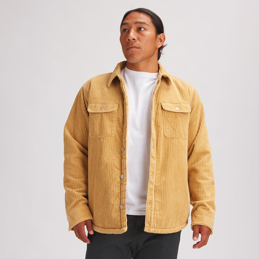 Corduroy High Pile Fleece Lined Shirt Jacket - Men's