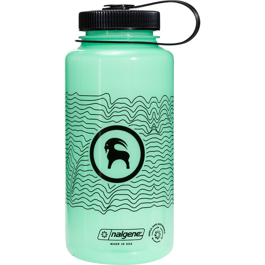 Backcountry x Nalgene Graphic 32oz Wide Mouth Sustain Bottle - Hike & Camp