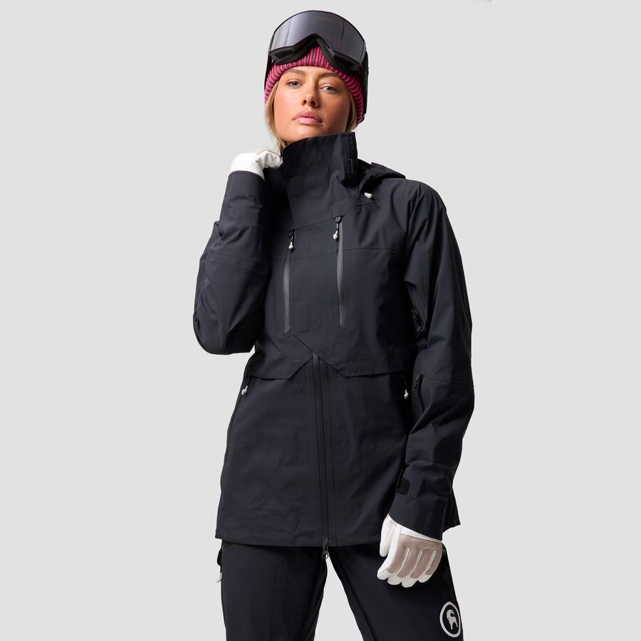 Женская куртка Backcountry BGA Cottonwoods LT Xpore 3L, цвет: Чёрный
