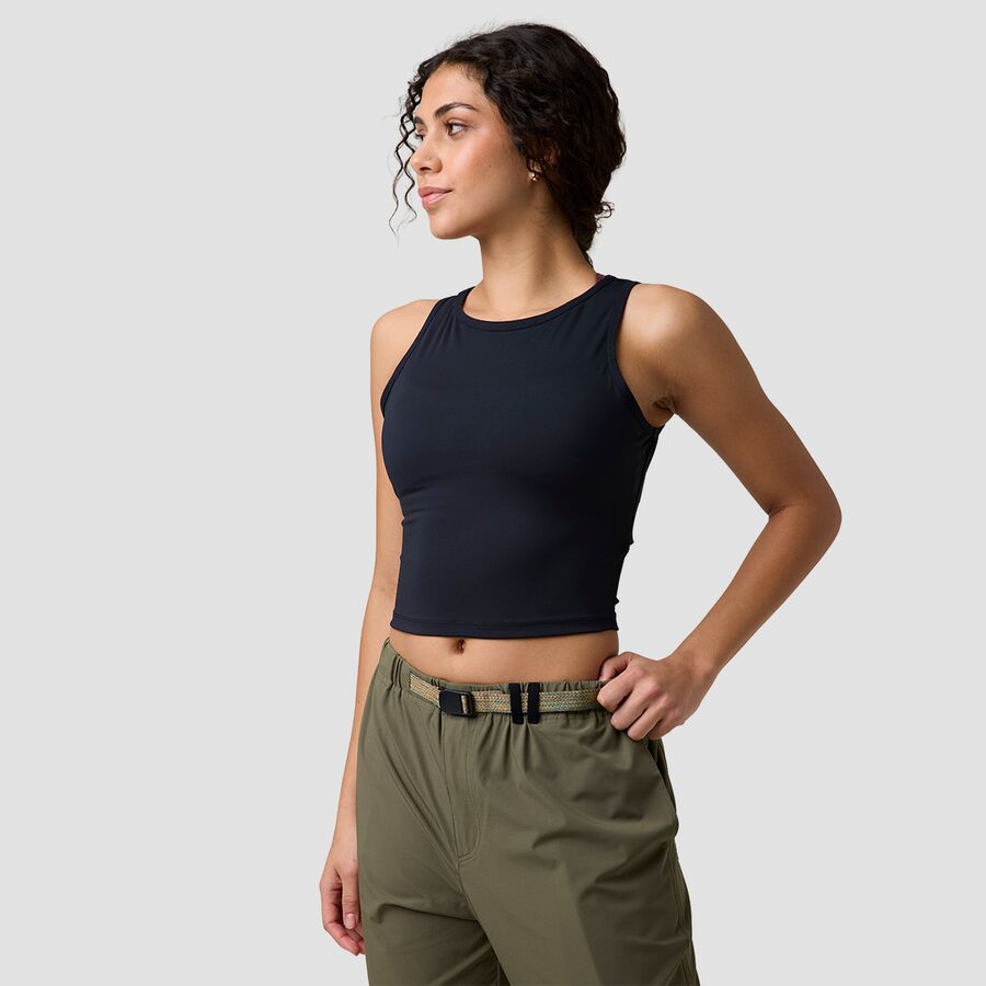 Женский топ Backcountry BGA Destination Mesh-Back, цвет: Чёрный