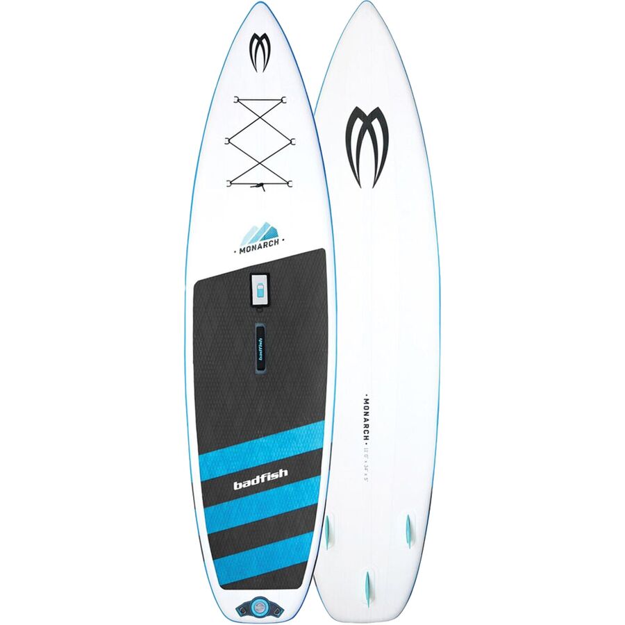 Badfish - Monarch Inflatable Stand-Up Paddleboard - White/Blue