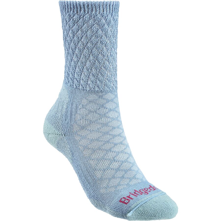 Bridgedale Men's Lightweight Merino Comfort Hiking Socks – Natural, Calf Length