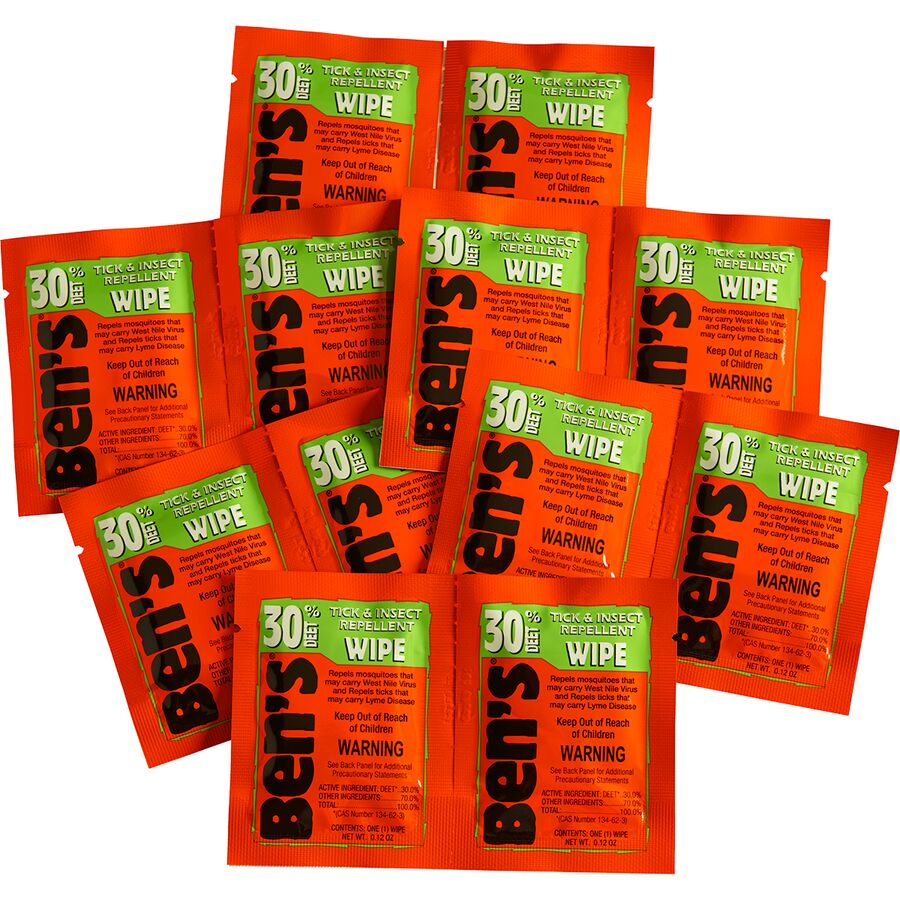 30 Tick & Insect Repellent Wipes