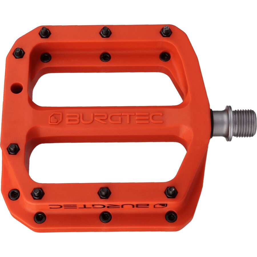 Burgtec - MK4 Composite Flat Pedals - Iron Bro Orange