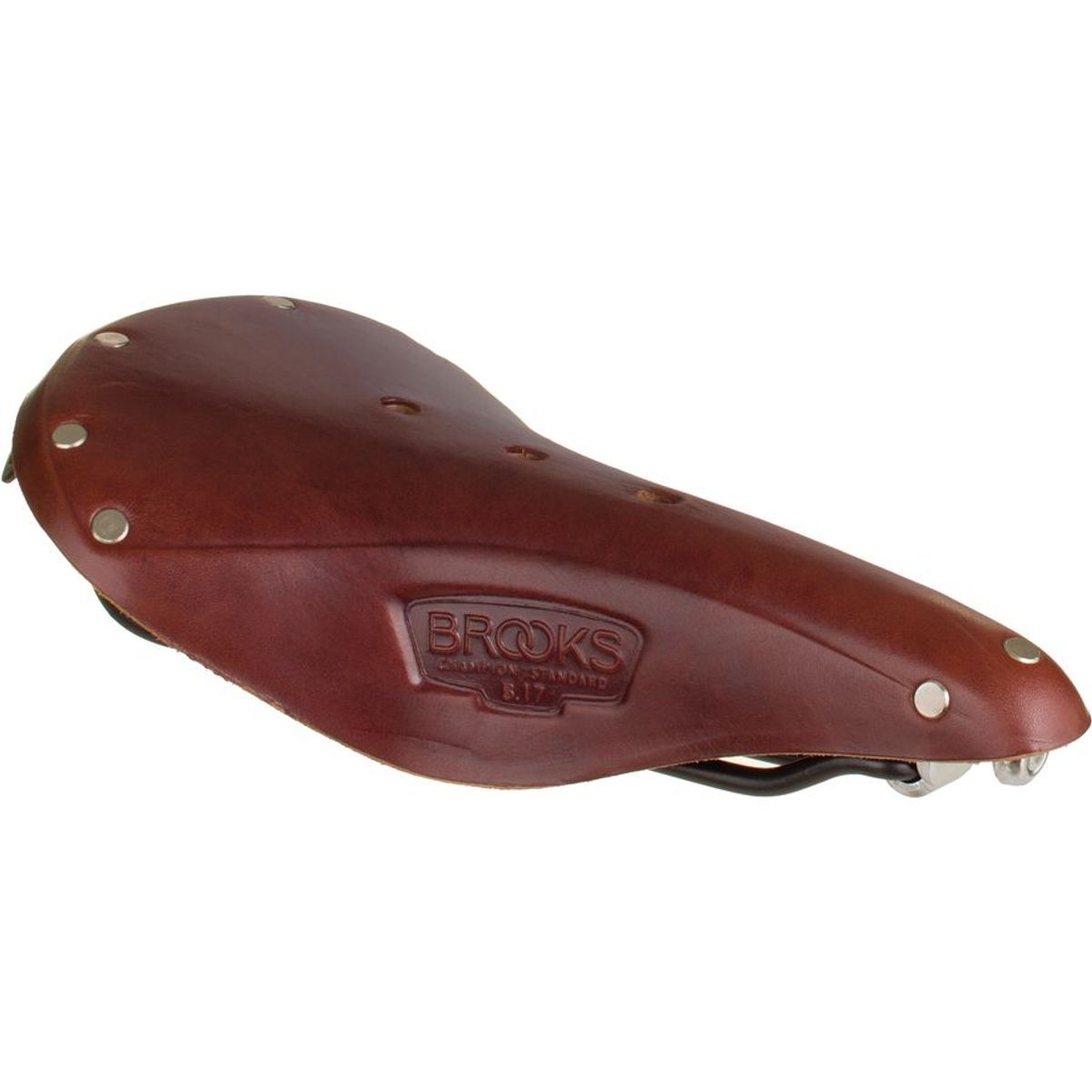 brooks red saddle