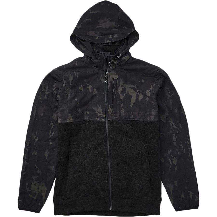 Billabong Boundary Multicam FullZip Fleece Jacket Men's Clothing