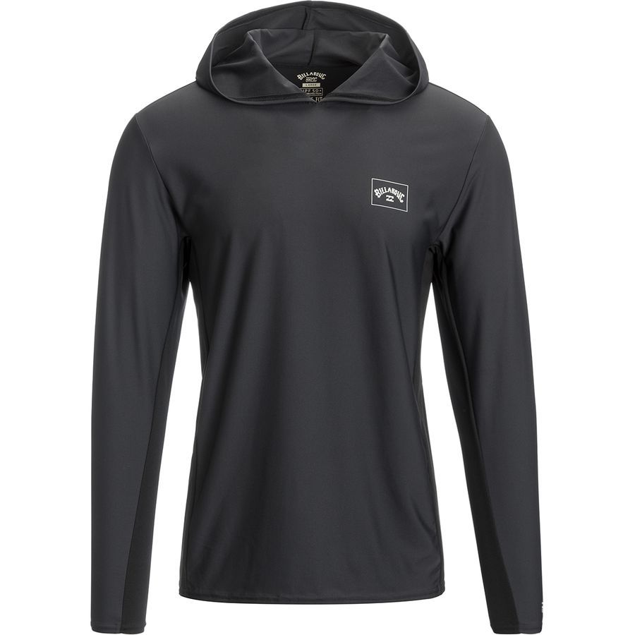 Billabong Arch Mesh Hood Loose Fit LongSleeve Rashguard Men's Clothing