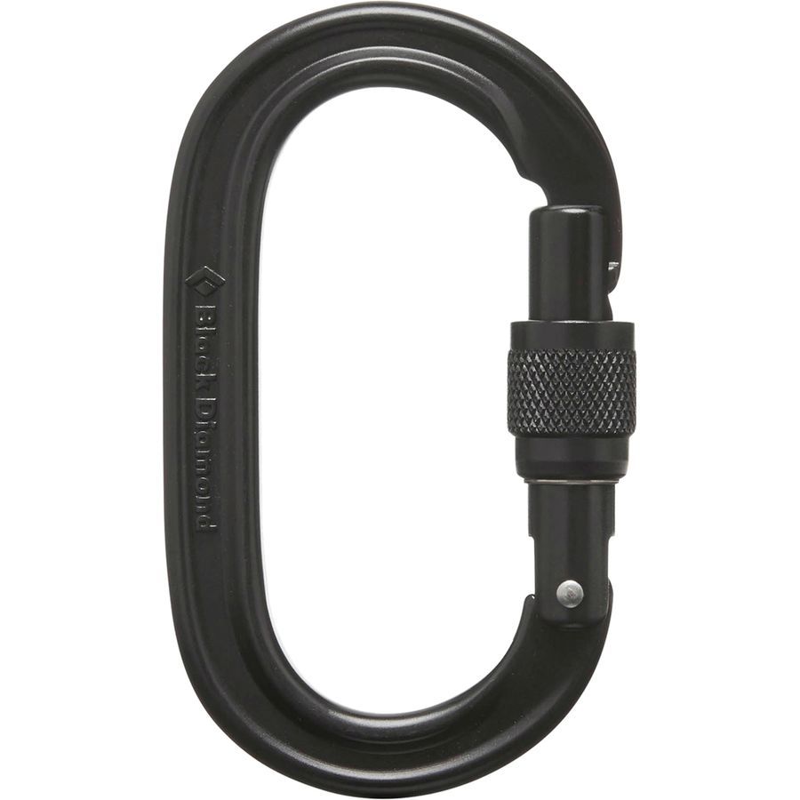 Black Diamond Oval Keylock Screwgate Carabiner Climb