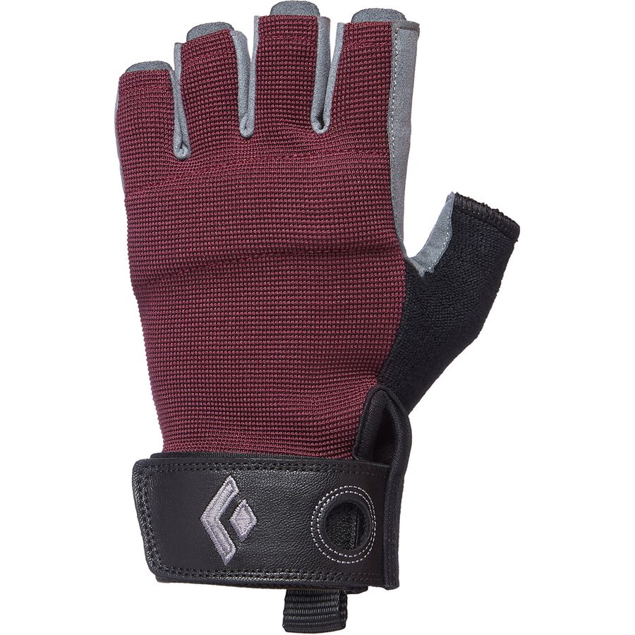 Black Diamond - Crag Half-Finger Glove - Women's - Bordeaux
