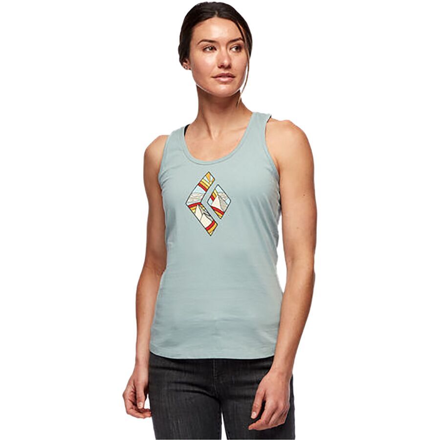 Rainbow Diamond Tank Top - Women's