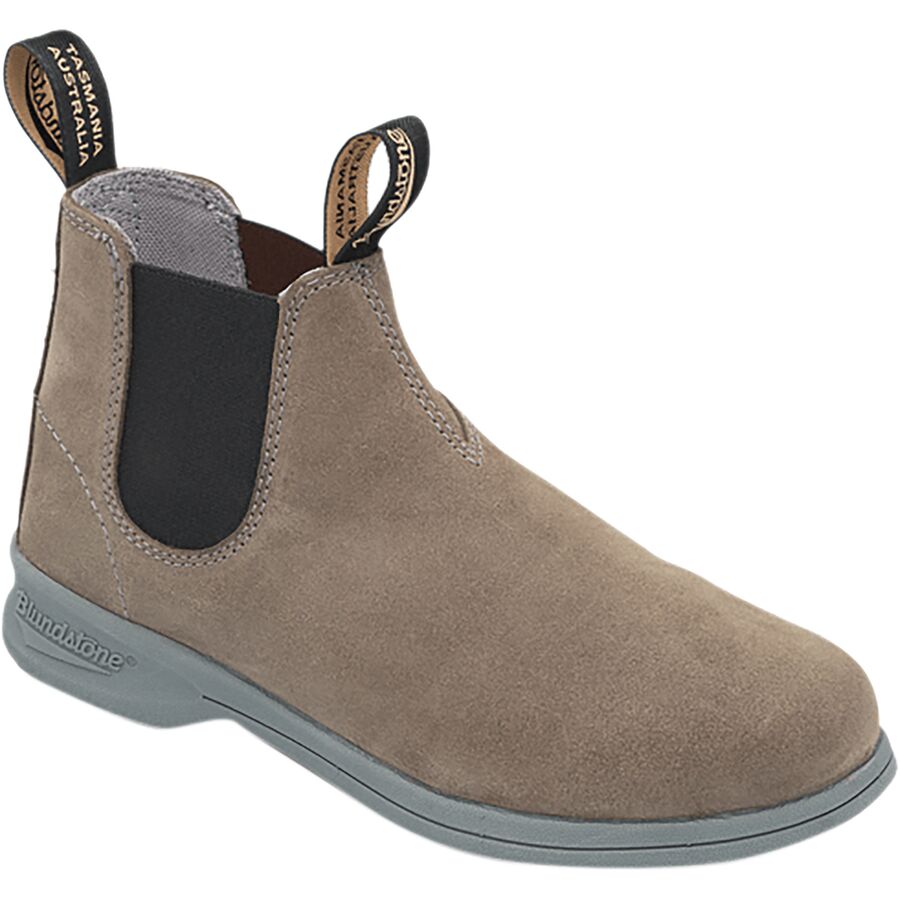 grey suede blundstones