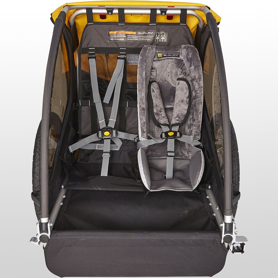 burley bee 2 seat bike trailer