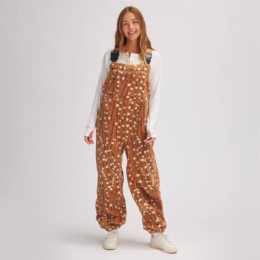 Printed Sherpa Overall - Women's