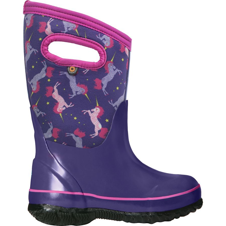purple unicorn boots