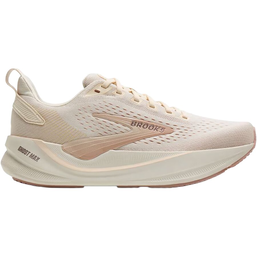 Женские кроссовки Brooks Ghost Max 4 Running, цвет: Волчий / Розовый