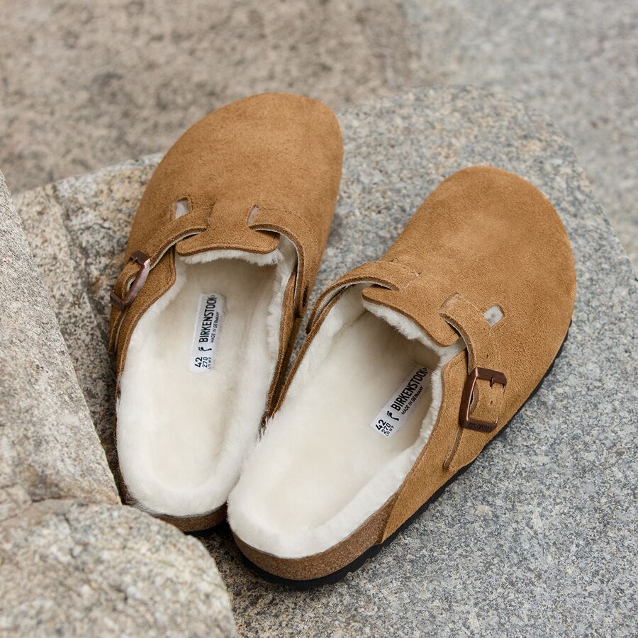 birkenstock boston shearling mens