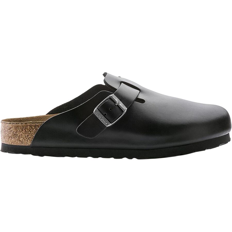 soft leather clogs