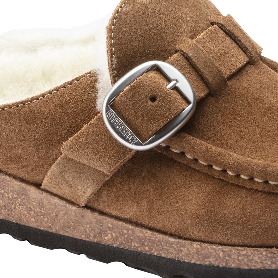 Women's Birkenstock, Buckley Shearling Clog - Narrow Width | Peltz Shoes