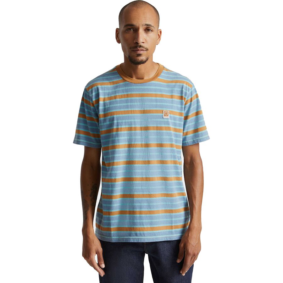 Hilt Multi Stripe Knit T-Shirt - Men's