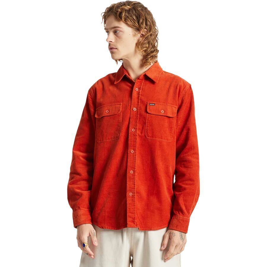 Bowery Corduroy Long-Sleeve Flannel Shirt - Men's
