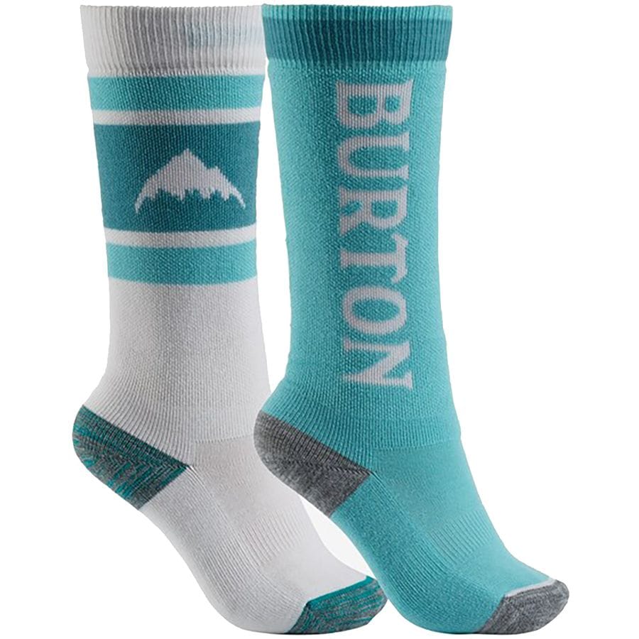 Burton - Weekend Sock - 2-Pack - Boys' - Stout White/Lapis Blue
