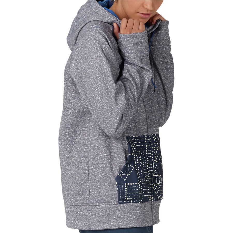 Burton Women’s Scoop Hoodie – DRYRIDE Thermex Fleece, Quick-Dry, Thumbholes - View #5