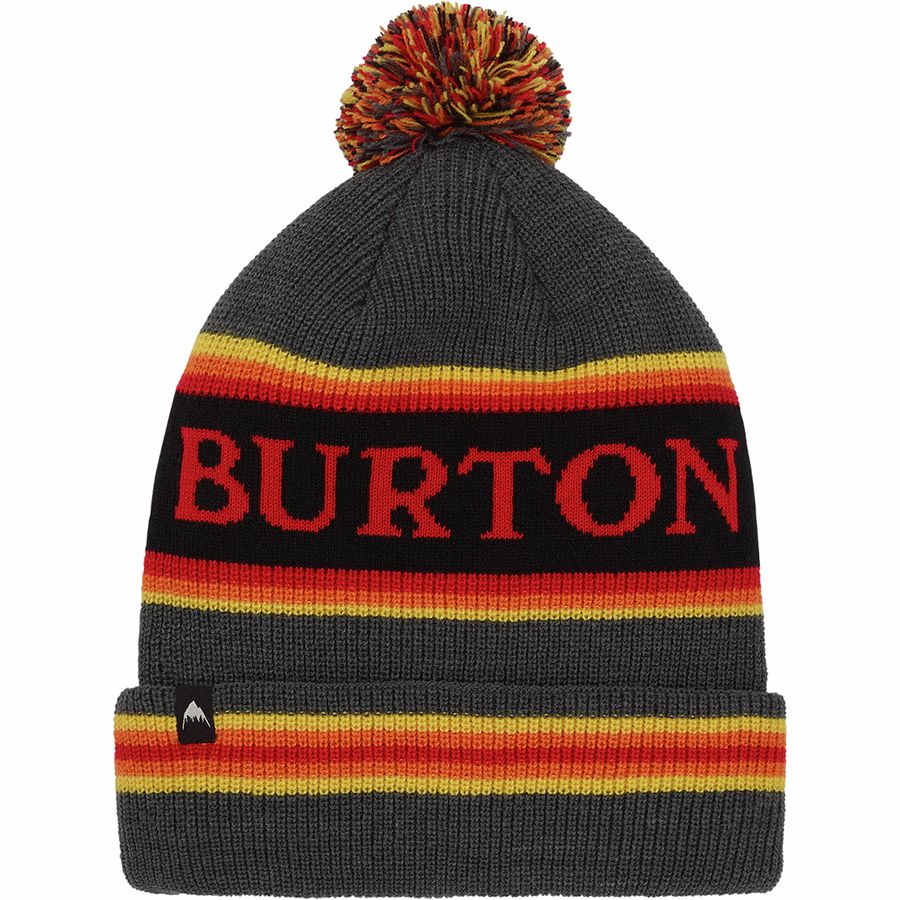 black beanie with pom pom men's