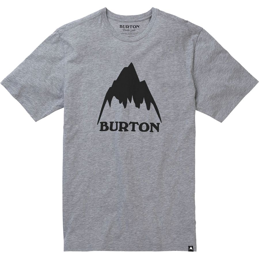 Burton - Classic MTN High T-Shirt - Men's - Gray Heather