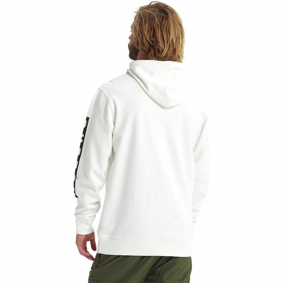 Burton Front Range Pullover Hoodie - Classic Fit With Screen Print & Removable Pin