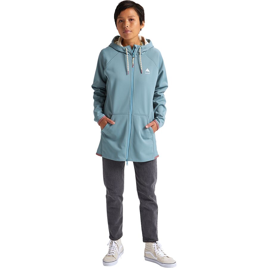 Burton Crown Weatherproof Long FullZip Fleece Jacket Women's