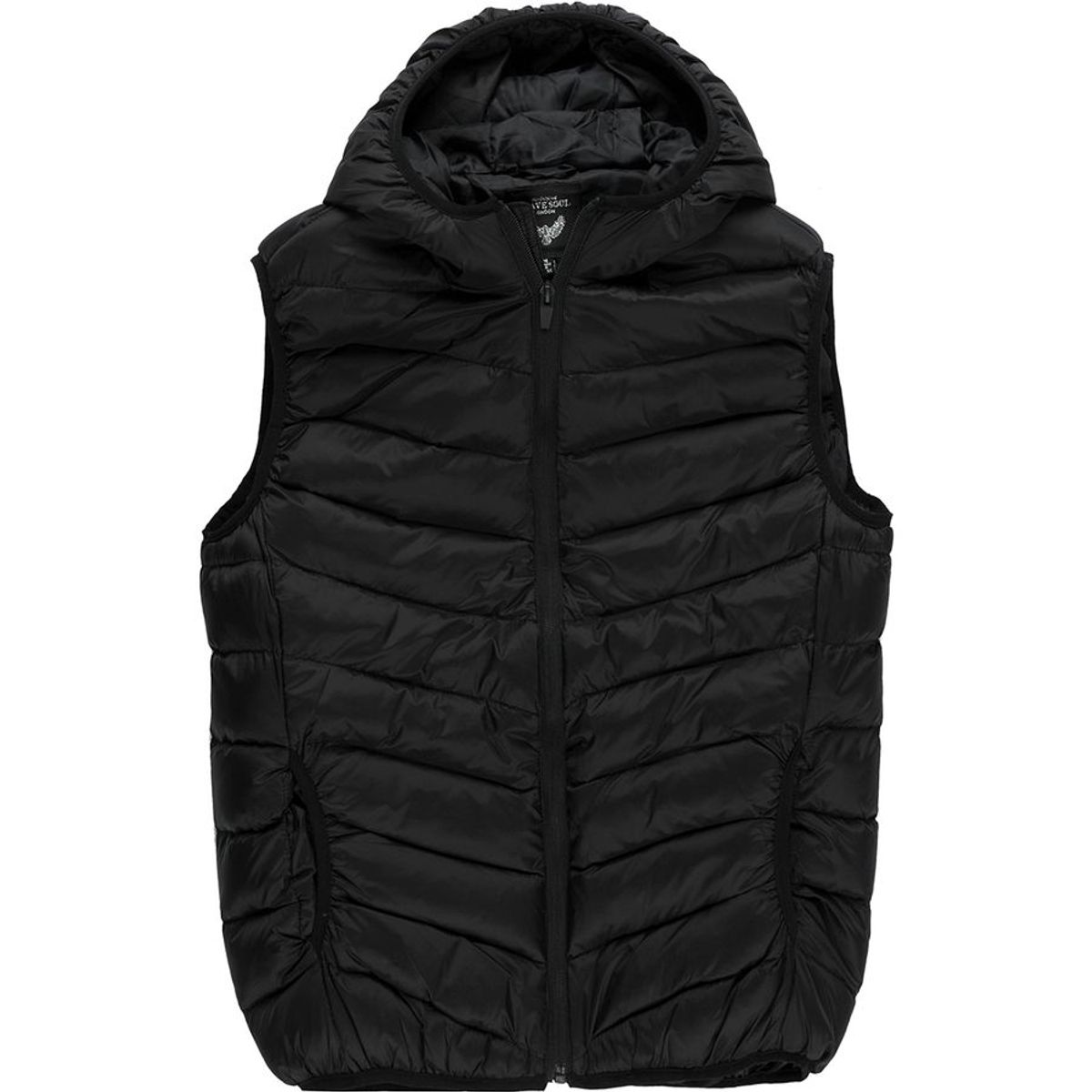 puffer hooded vest