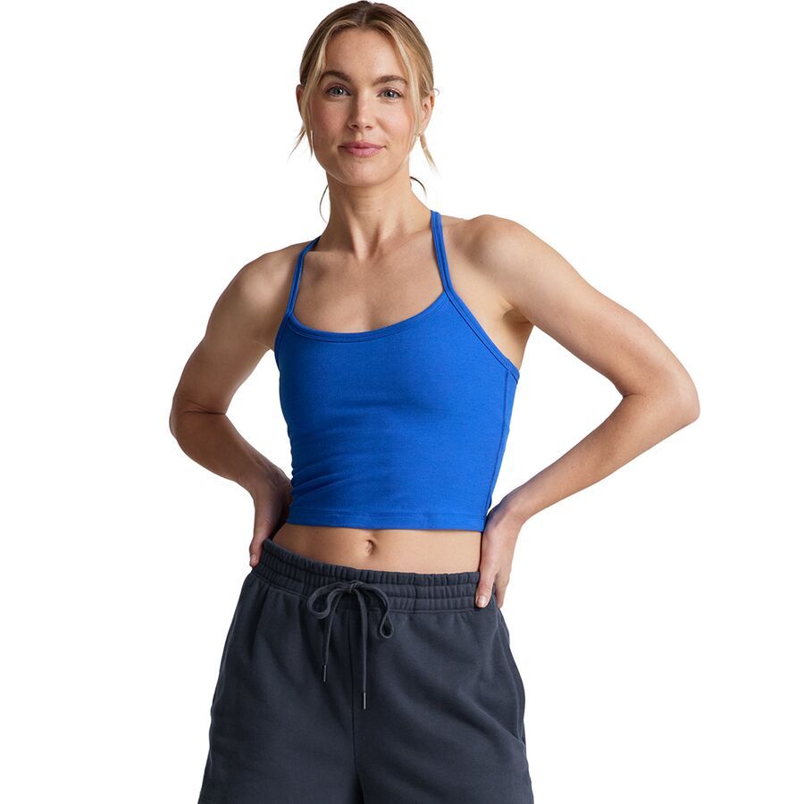Spacedye Slim Racerback Cropped Tank Top - Women's
