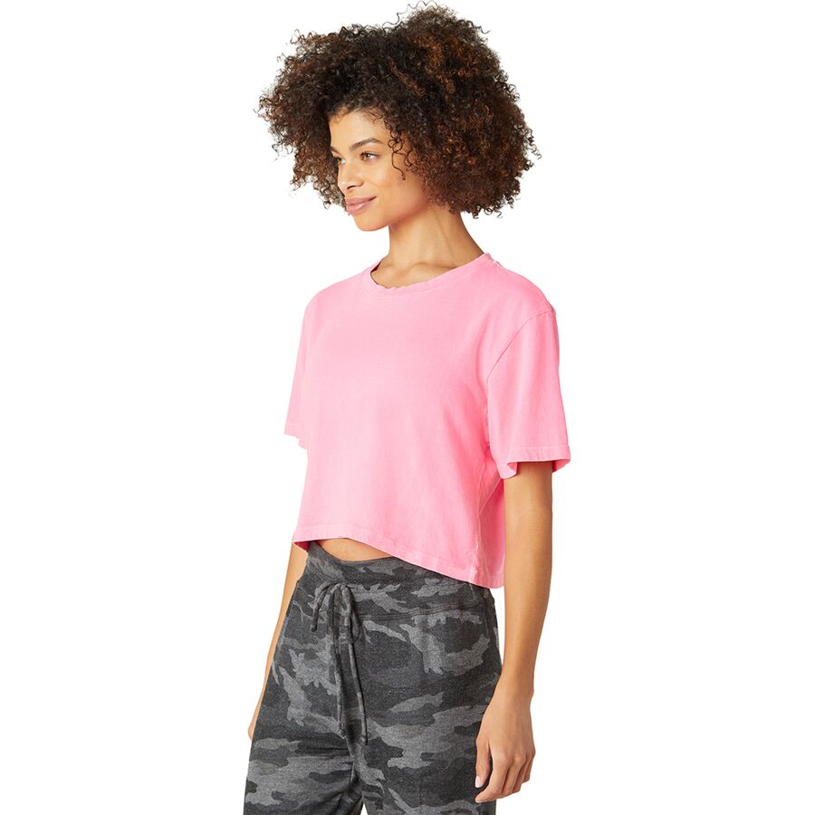 Stay In Oversized Cropped T-Shirt - Women's