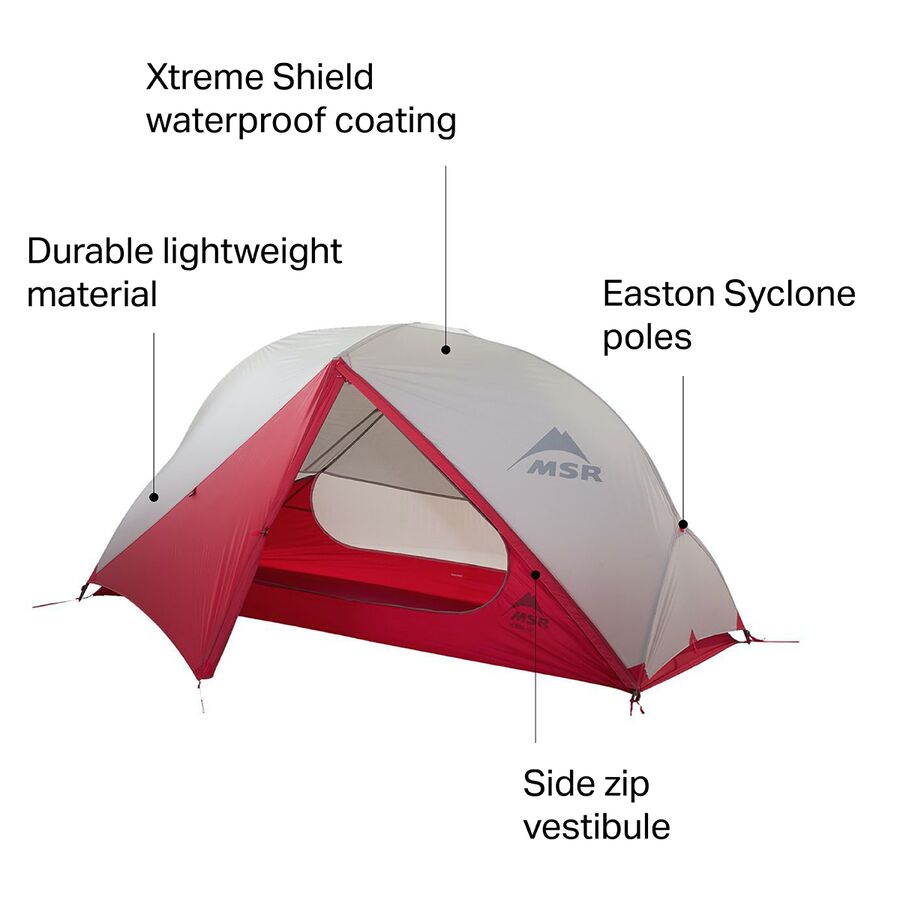 MSR Hubba NX Solo Backpacking Tent