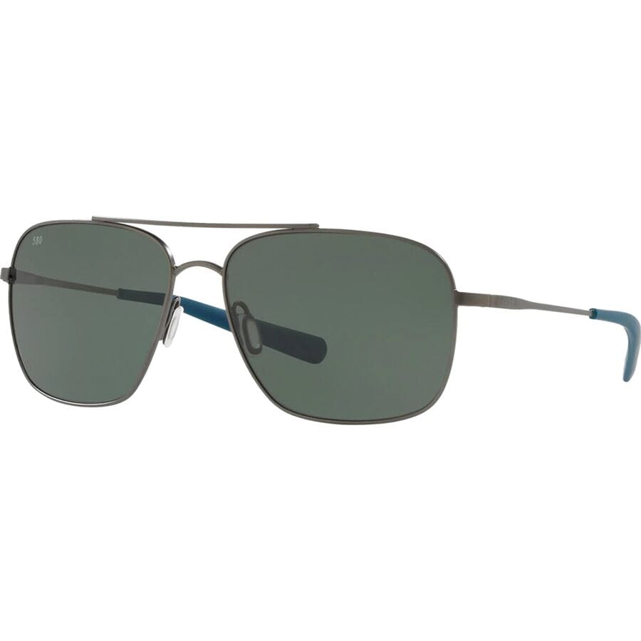 Costa - Canaveral 580G Polarized Sunglasses - Gray 580g/Brushed Gray Frame