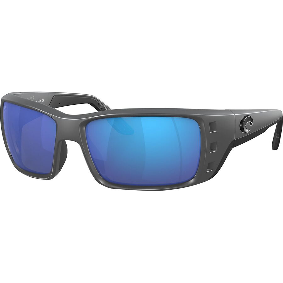 Costa Del Mar Permit Polarized Sunglasses – Black Frame, Green Mirror Lens, Men's