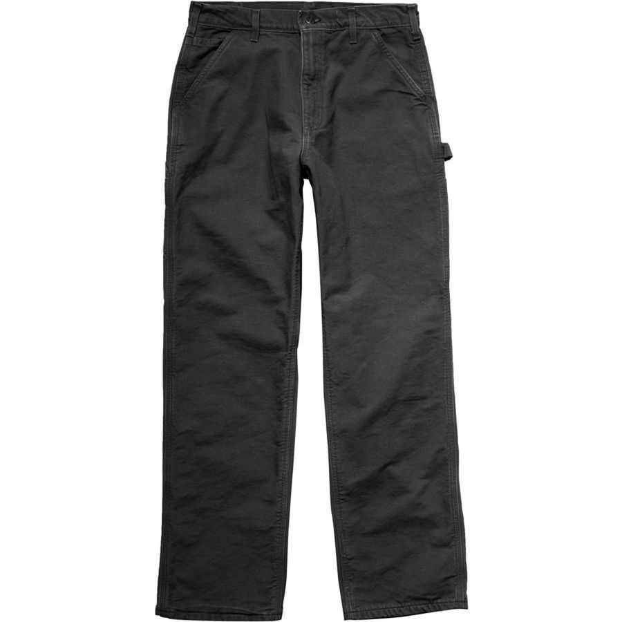 Carhartt WashedDuck Work Dungaree FlannelLined Pant Men's Clothing