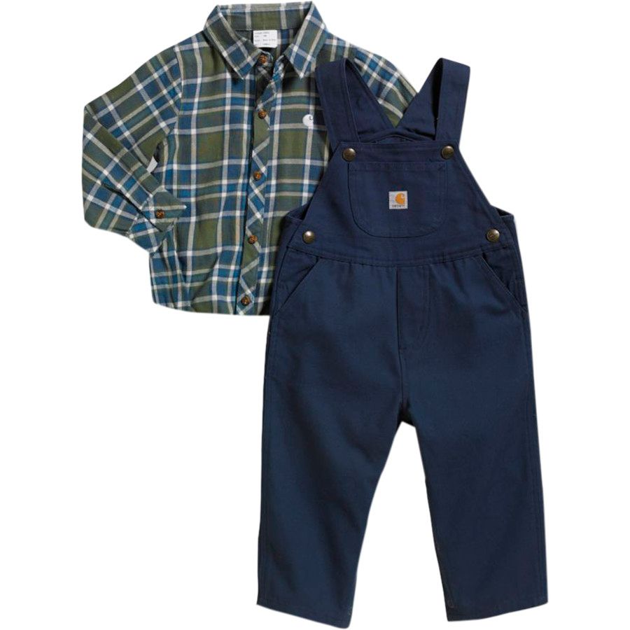 Carhartt Denim Bib Overall Set Toddler Boys' Kids