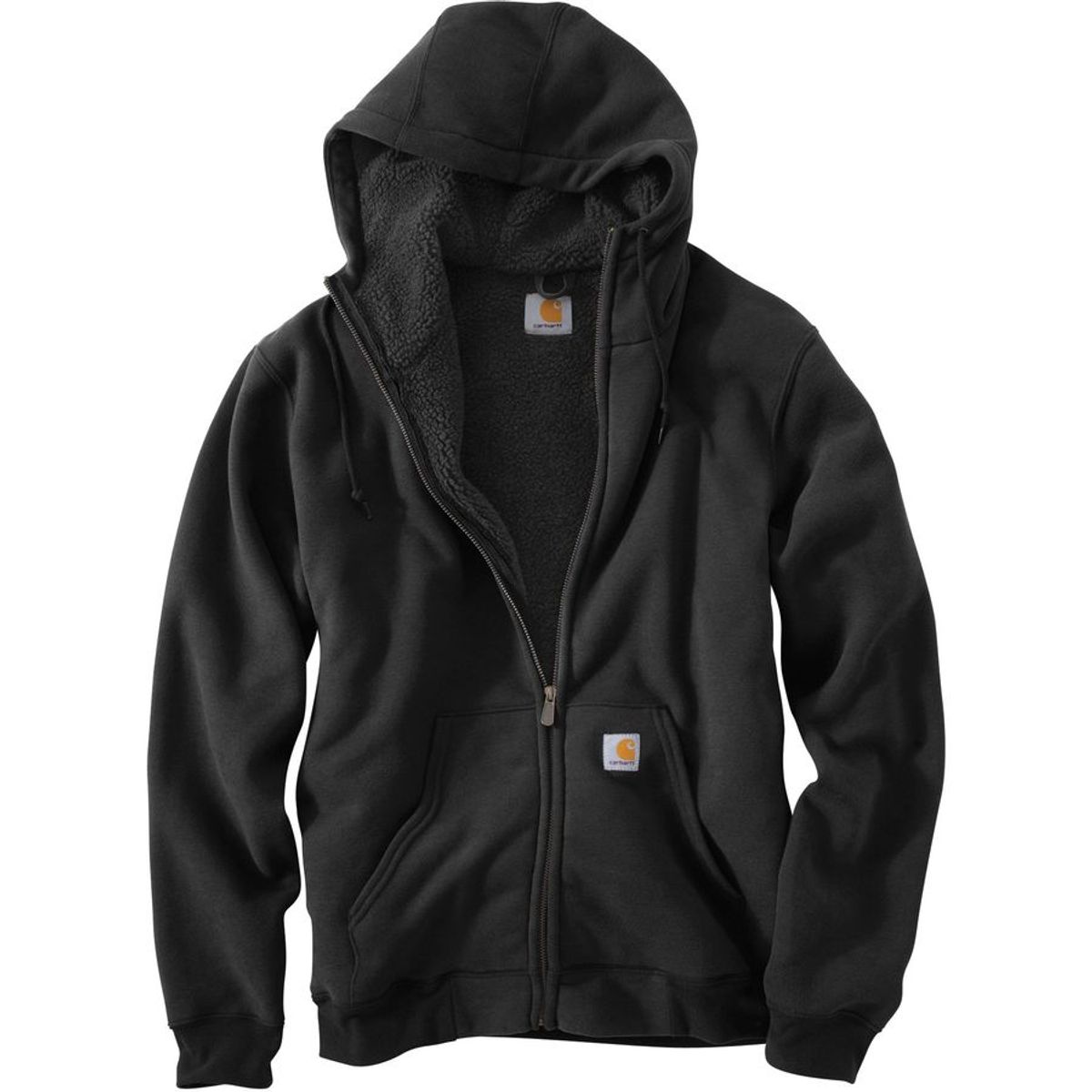 Carhartt Collinston Brushed Fleece Sherpa-Lined Full-Zip Hoodie - Men's ...