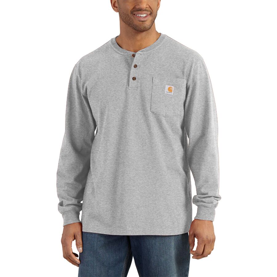 Carhartt Workwear Pocket Long-Sleeve Henley Shirt - Men's | Backcountry.com